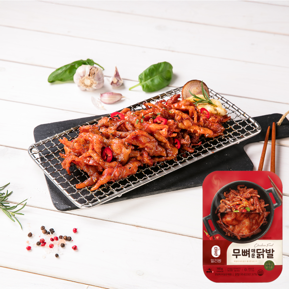 [밀리원] 무뼈매운닭발 160g 