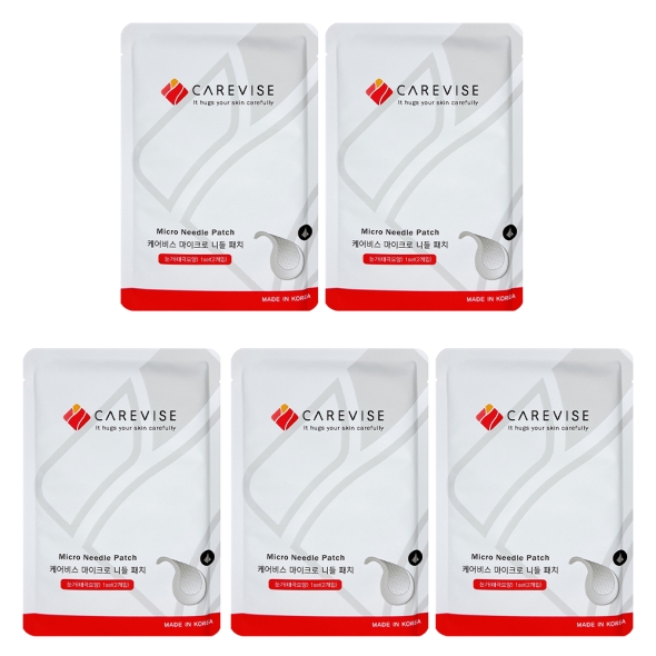 [특별할인] 케어비스 마이크로 니들패치 태극무늬 눈밑 눈가 여드름 트러블 팔자주름 패치 2개입x5세트