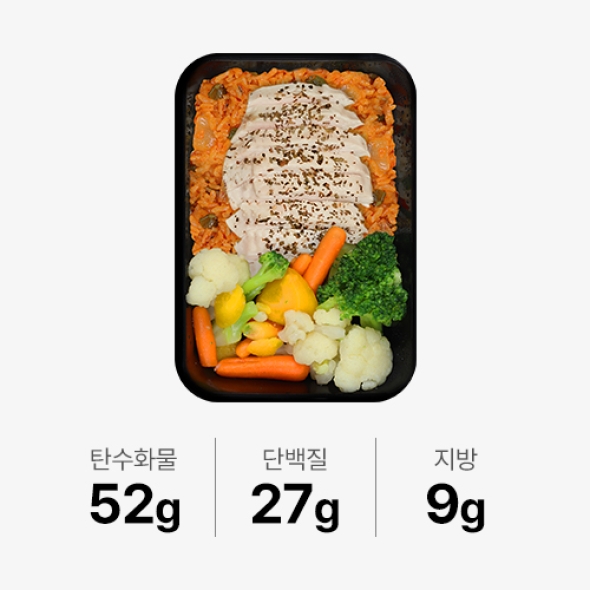 식스밀 닭가슴살 김치볶음밥_325g*4팩