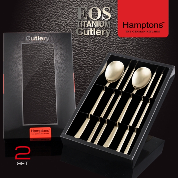 햄튼  EOS 티타늄 수저세트 2P