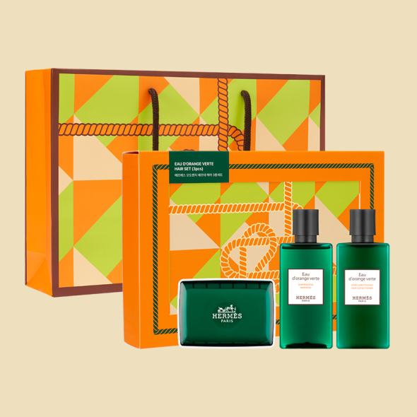 에르메스 오도렌지 베르테 헤어3종세트 + 쇼핑백