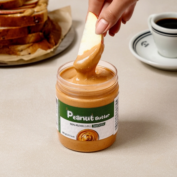 [바라봄] 무가당 땅콩버터 스무스 380g x 2개/4개/6개 (소비기한2026.3.1일)