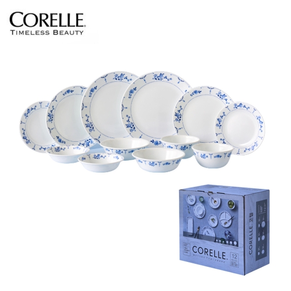 코렐 클래식 플로라 2인 12P 세트