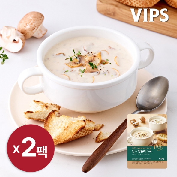 [VIPS] 빕스 양송이 스프 200g x 2팩