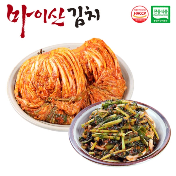 [한국농협김치] 전북대표 마이산김치 2종6호(포기김치3kg+열무김치2kg)