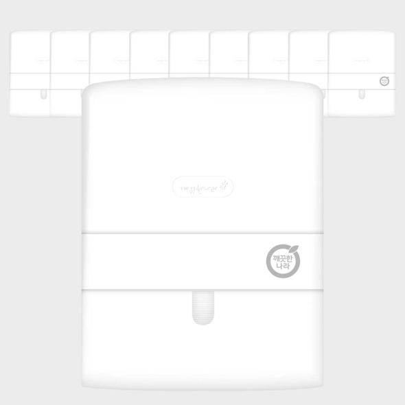 깨끗한나라 핸드타올 디스펜서 폴드 10개