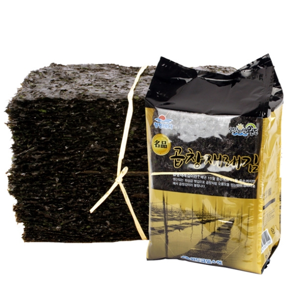 [완도금일수협] 원초부터 다른 곱창 재래김 1봉/2봉 (봉당100매)