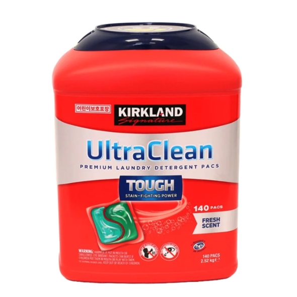 커클랜드 시그니춰 울트라 클린팩 캡슐 세제 140팩 세탁세제 코스트코