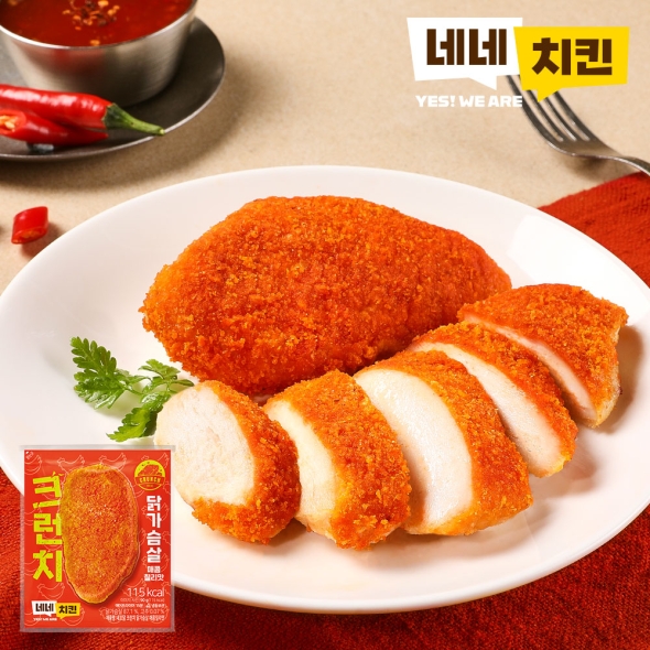 [네네치킨] 네꼬닭 크런치 닭가슴살 24팩 (택)