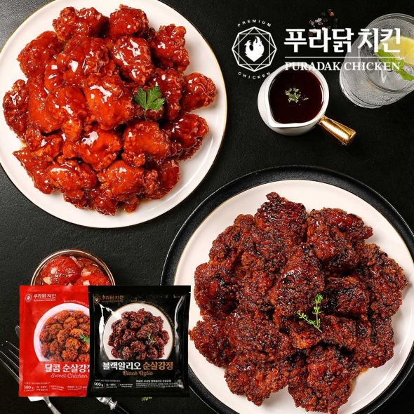 [푸라닭] 순살강정 500g 2팩 (택)