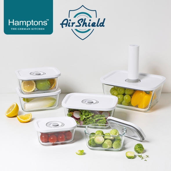 햄튼 에어실드 원터치 진공 밀폐용기세트(13P)-C