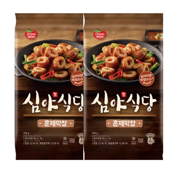 [동원] 심야식당 훈제막창 330g x 2봉 (003911240)