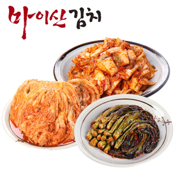 [한국농협김치] 전북대표 마이산김치 맛남3종4호(막김치/묵힌김치/갓김치 각1kg)