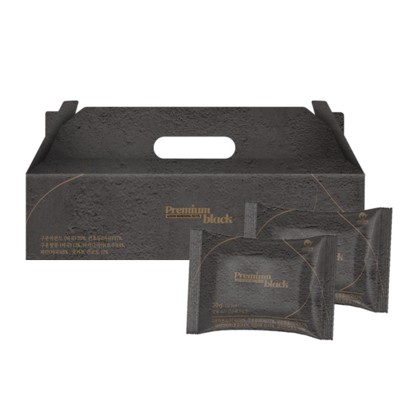 [굿모닝너츠] 하루한줌견과 프리미엄 블랙 (25봉/50봉/75봉/100봉)