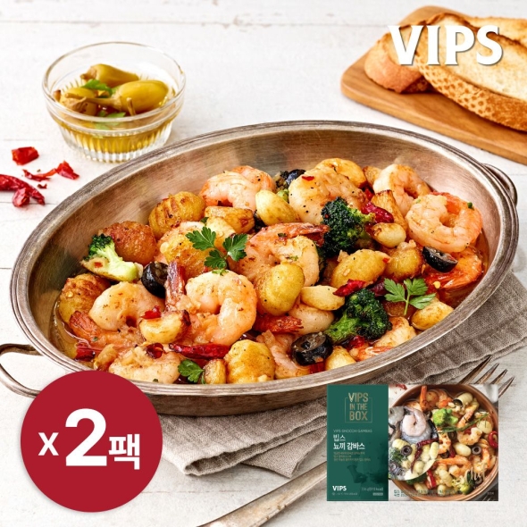 [VIPS] 빕스 뇨끼감바스 원팬 336g x 2팩