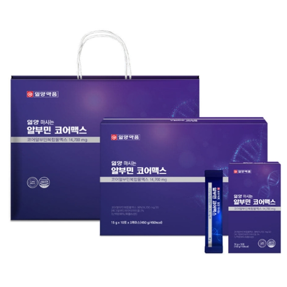 [일양약품] 일양 마시는 알부민 코어맥스 15g x 30포 (쇼핑백 포함)