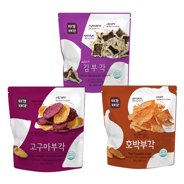 [만원의행복][최근생산출고]티각태각 속초 중앙시장 명물 부각  김+고구마+호박