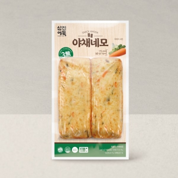 [삼진어묵] 야채네모(멀티박) 240g 