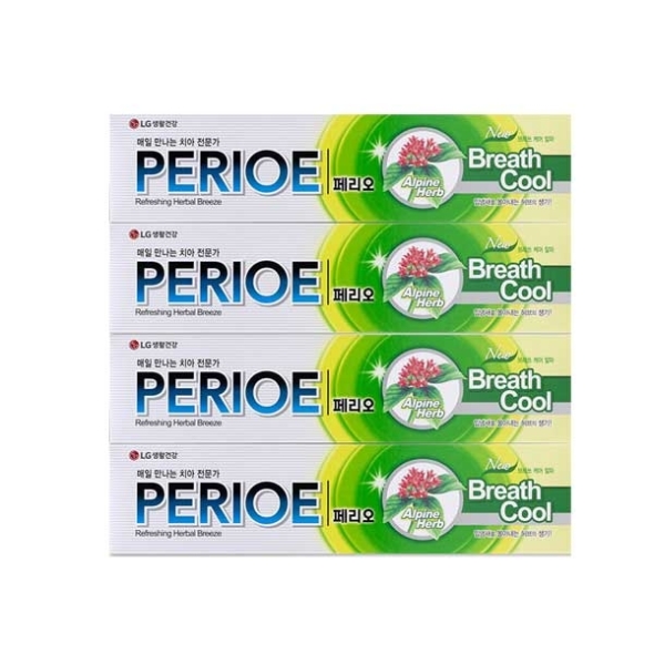 [만원의 행복] [페리오]브레쓰 케어 알파 치약 160g * 4개