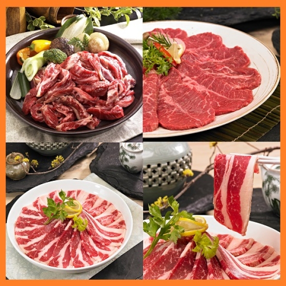 온가족이 즐기는 구이용 소고기모둠 800g / 1kg