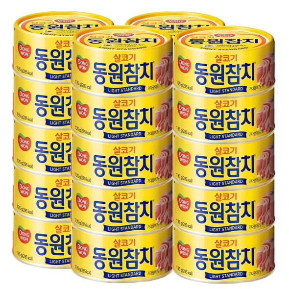 동원참치 살코기 라이트 스탠다드 참치캔 135g x 20개