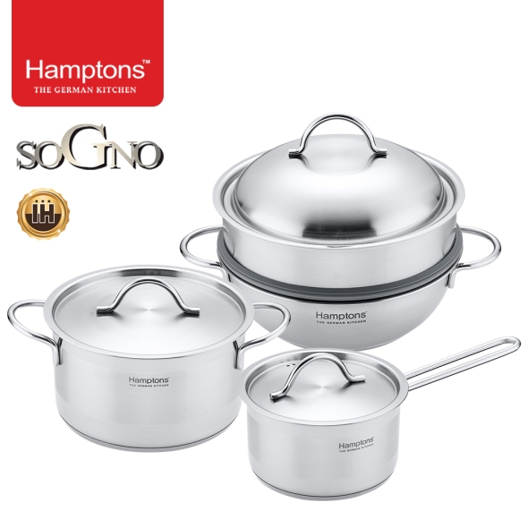 햄튼 소노(SOGNO) 인덕션 냄비 3종 세트_C (6P)(16S20P24C/24ST)