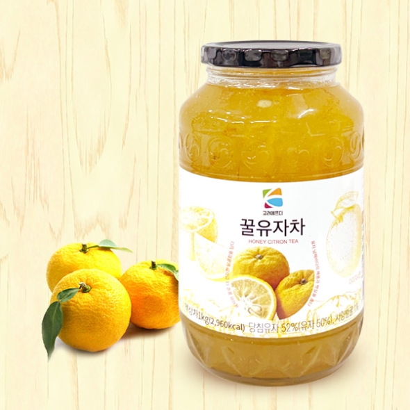 [자연을마시다] 꿀유자차 1병/2병/3병 (병당1kg)