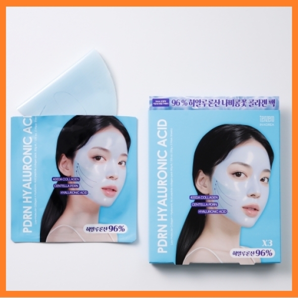 [텐제로] 물오른 히알루론산 피디알엔 마스크 팩 3매입