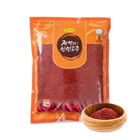 [26년산] 국내산_자연의 신선 고춧가루 김치용 [1kg-2.5kg]