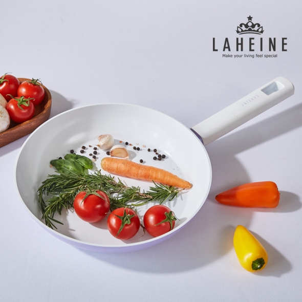 [특별할인][라헨느] 더 퀸 포토프 퍼플 세라믹 IH 후라이팬 24cm