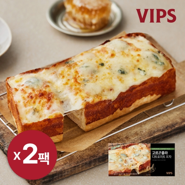 [VIPS] 빕스 고르곤졸라 디트로이트 피자 115g x 2팩