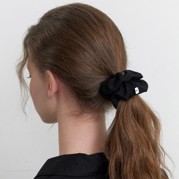 카인더베이비 큐빅 포인트 트윌 스크런치 - 블랙