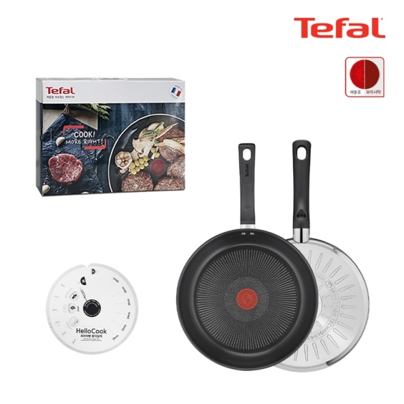 테팔 딜리셔스 IH 티타늄 코팅 프라이팬 24cm 종이덮개(30매) 스테인리스 스틸