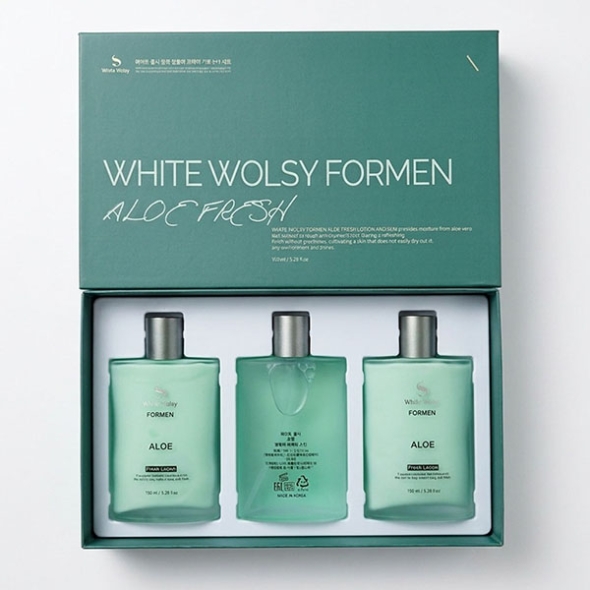 알로에 옴므 프레쉬 스킨로션 기초 2+1 세트