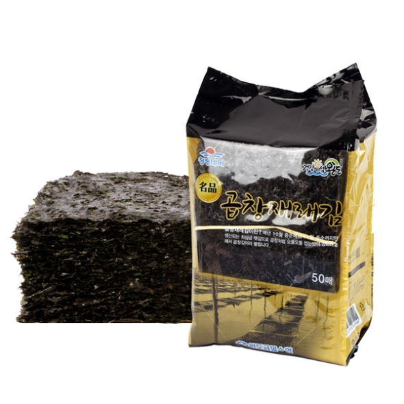 [완도금일수협] 원초부터 다른 곱창 재래김 1봉/2봉 (봉당50매)