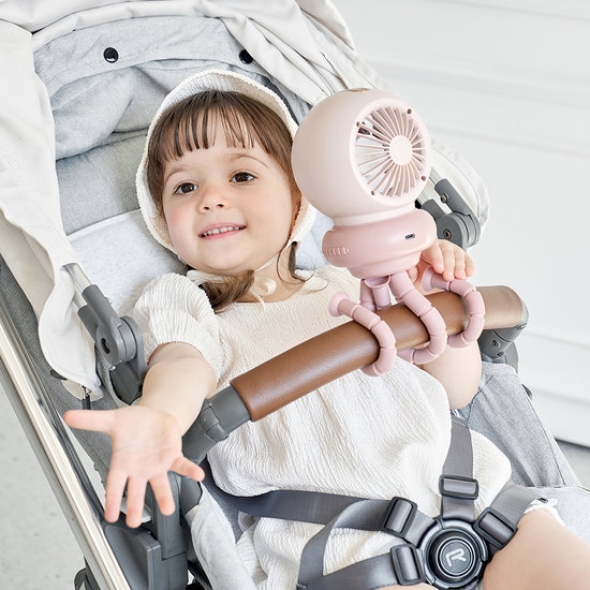 [프롬비] 베베쿨 문어발 자동회전 유모차선풍기 FG260