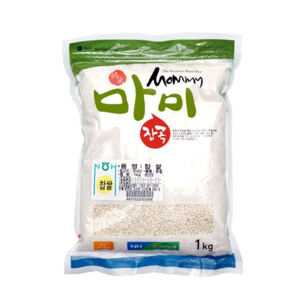  [고산농협] 마미잡곡 찹쌀 1kgx1팩/2팩/3팩/5팩