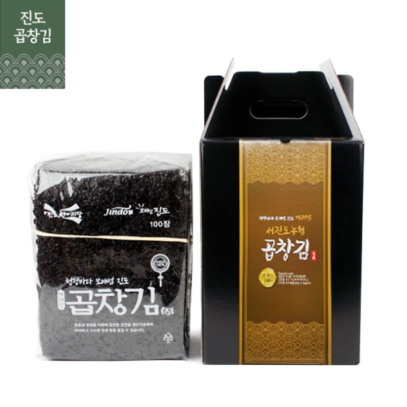 [서진도농협] 진도 특곱창 재래김 100매(전용박스)