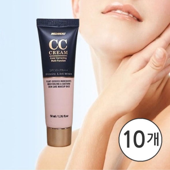 (10개) 메디뷰 내추럴 씨씨크림 + 선크림 겸용 이중효과