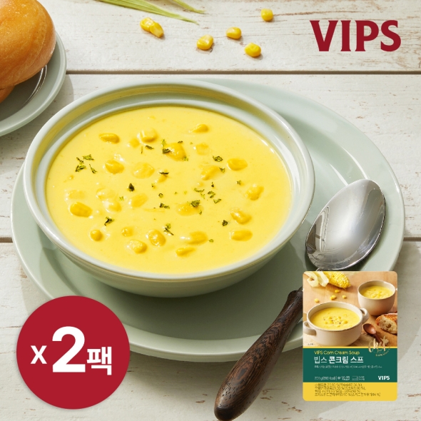 [VIPS] 빕스 콘크림 스프 200g x 2팩