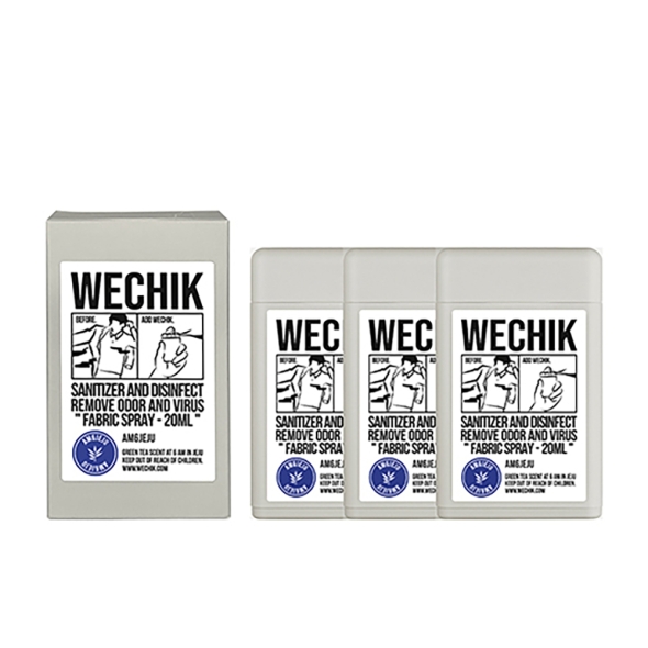 [특별할인] [위칙] 소독 섬유 탈취제 20ml*3EA
