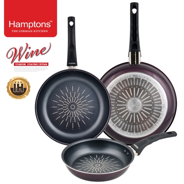 햄튼 와인 티타늄 인덕션 프라이팬 3종 세트-A(20F26F28F)
