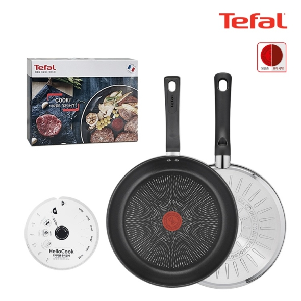 테팔 딜리셔스 IH 티타늄 코팅 프라이팬 28cm 종이덮개(30매) 스테인리스 스틸