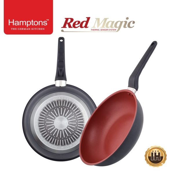 햄튼 레드매직 인덕션 프라이팬2종세트-D(HTR-28F28W)