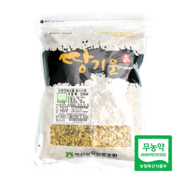 [고산농협] 친환경 땅기운 깐녹두 1팩/2팩/3팩 (팩당1kg)