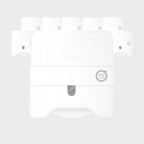 깨끗한나라 점보롤 디스펜서 사각 10개