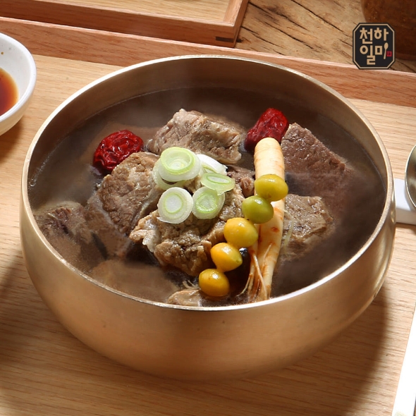 천하일미 홍석천 이원일 뼈없는갈비탕 700g 2팩/3팩 택1