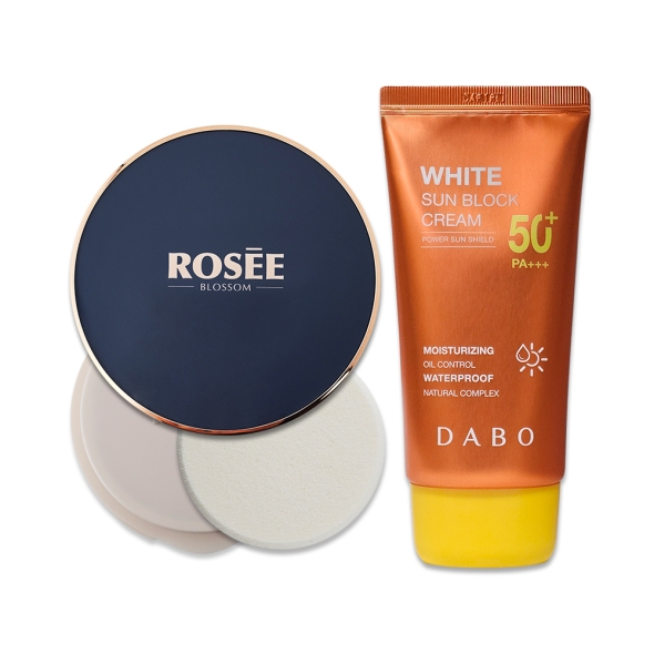 로제 블라썸 스킨커버 (본품+리필) 자외선차단 촉촉 밀착/ +선크림