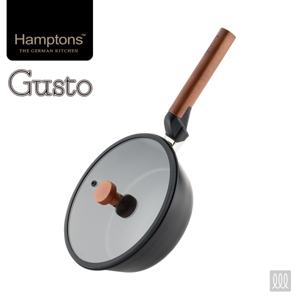 햄튼 구스토 인덕션 멀티웍 24CM(유리커버포함)