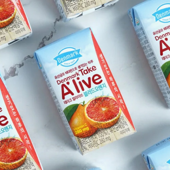 [동원] 덴마크 테이크 얼라이브 블러드오렌지 120mL x 48개  (003830227)